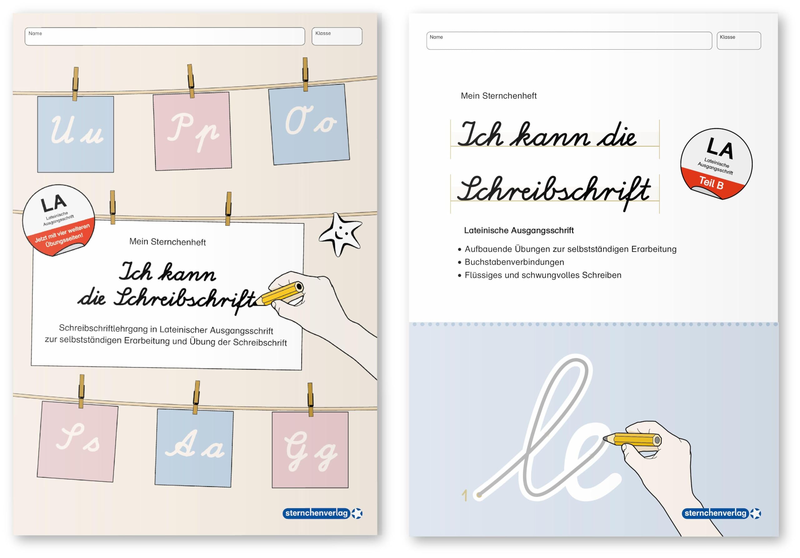 Ich kann die Schreibschrift + Übungsheft zu den Buchstabenverbindungen - Lateinische Ausgangsschrift - 2 Hefte Learning & Reference