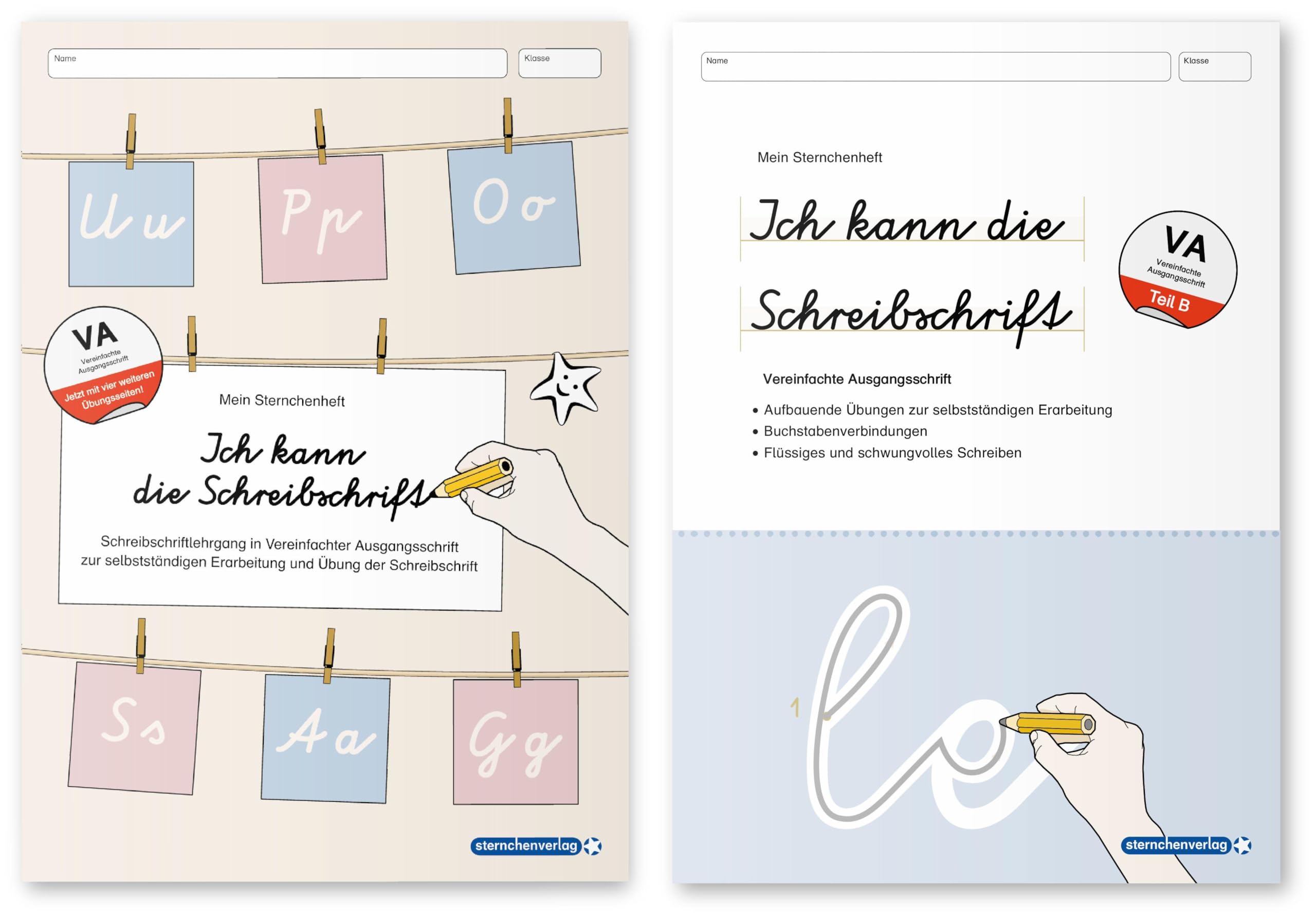 Ich kann die Schreibschrift + Übungsheft zu den Buchstabenverbindungen - Vereinfachte Ausgangsschrift - 2 Hefte Learning & Reference