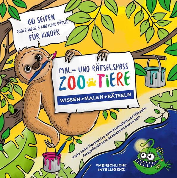 Mal- und Rätselspaß Zoo-Tiere: Wissen - Malen - Rätseln Tiptoi & Games