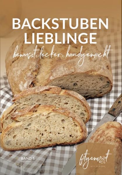 Fitgemixt „Backstubenlieblinge“ Brotbackbuch – 35 ofenfrische Rezepte mit dem Thermomix® | vegan, glutenfrei, Low Carb & ohne Zucker | Kochbuch passend für Thermomix® TM5, TM6, TM7 & mehr* Leisure, Home & Garden