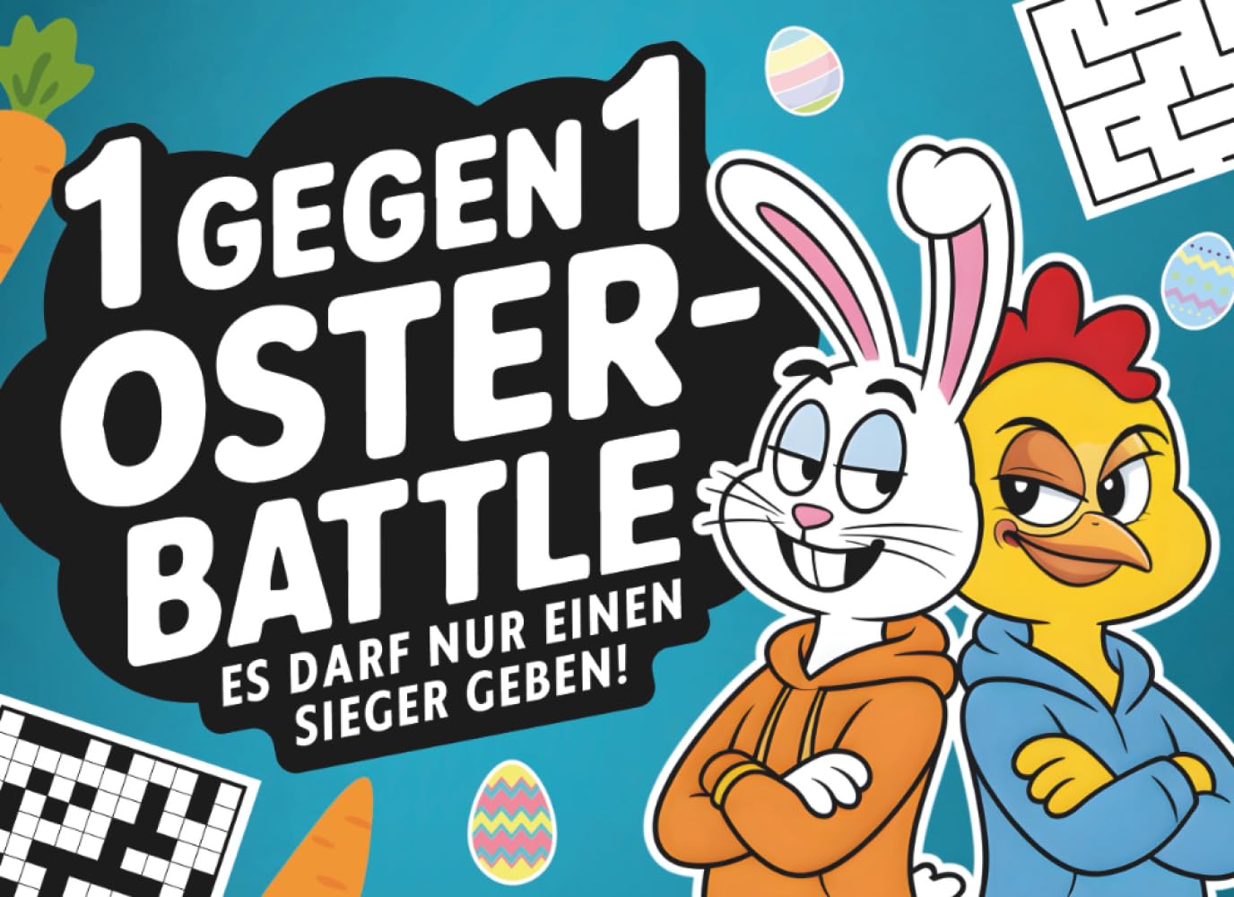 1 gegen 1 Oster Battle: 25 spannende Rätsel-Duelle & Challenges für Zwei! Perfektes Geschenk zu Ostern Hobbies & Crafts