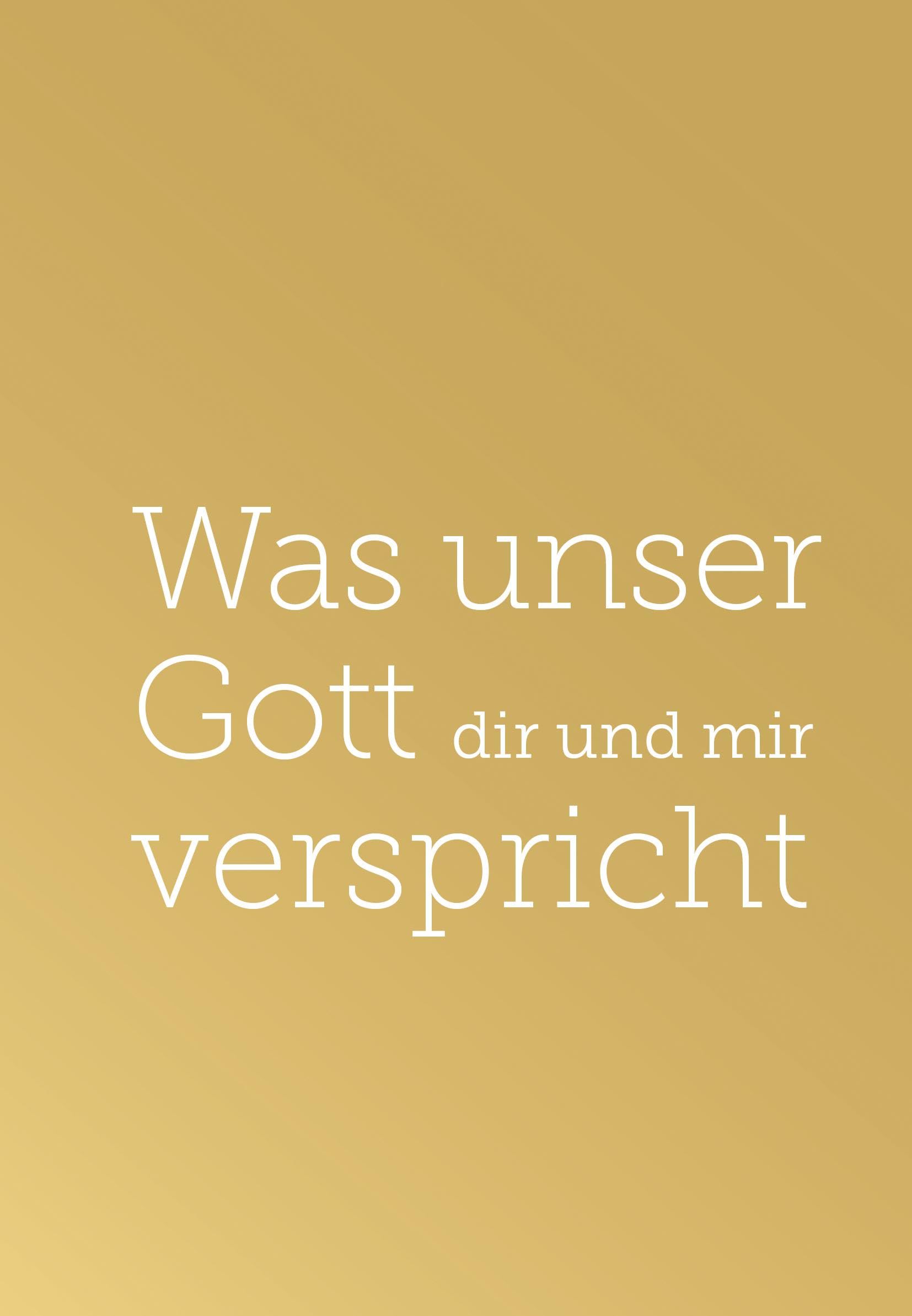 Was unser Gott dir und mir verspricht Lifestyle