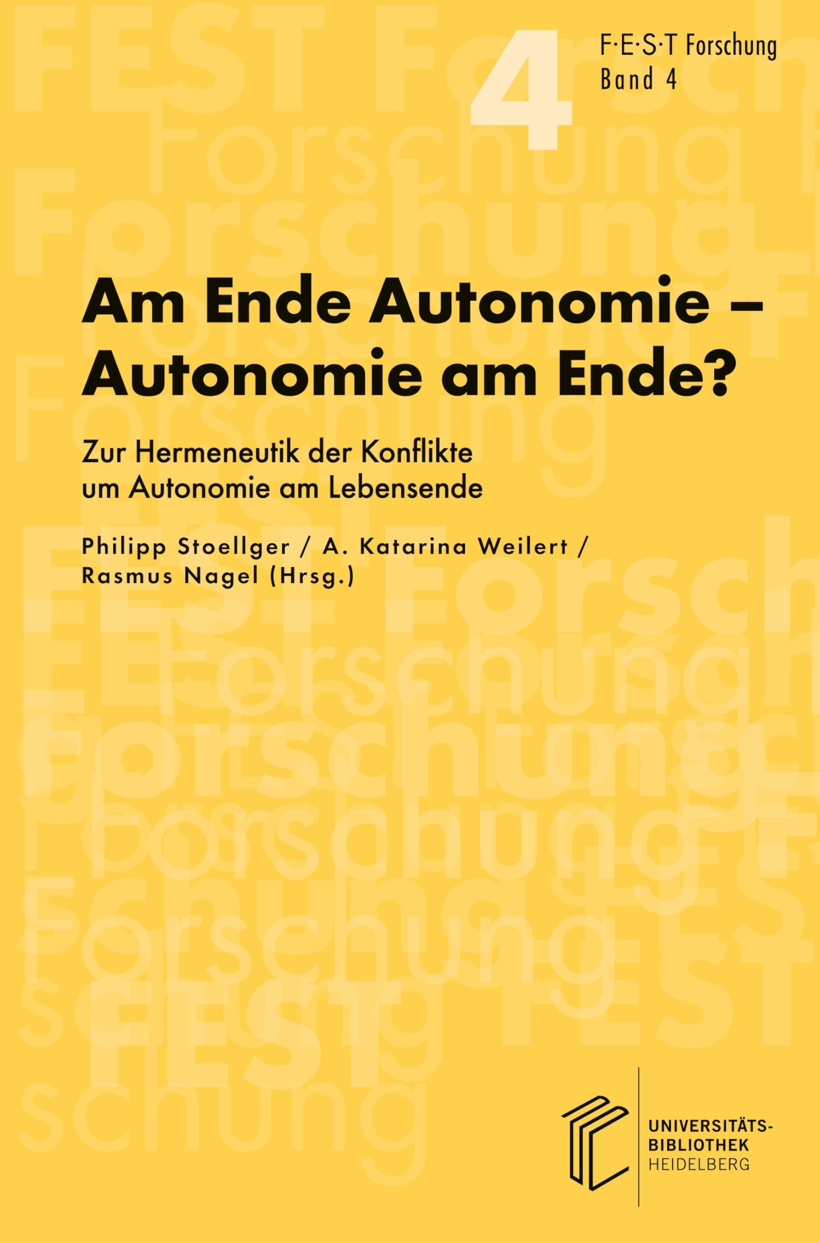 Am Ende Autonomie - Autonomie am                                                  Ende? Books