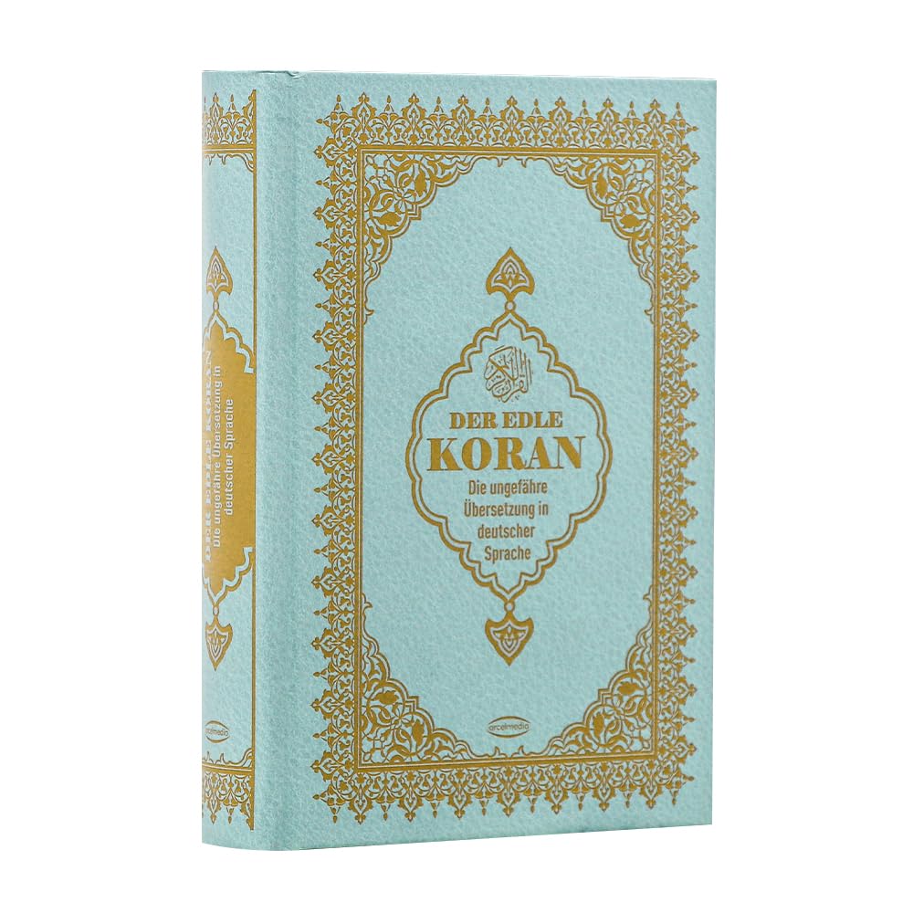 Der edle Koran - Deutsche Übersetzung von Frank Bubenheim mit QR-Code, Mintgrün (Hardcover) Gebundene Ausgabe Religion & Esotericism