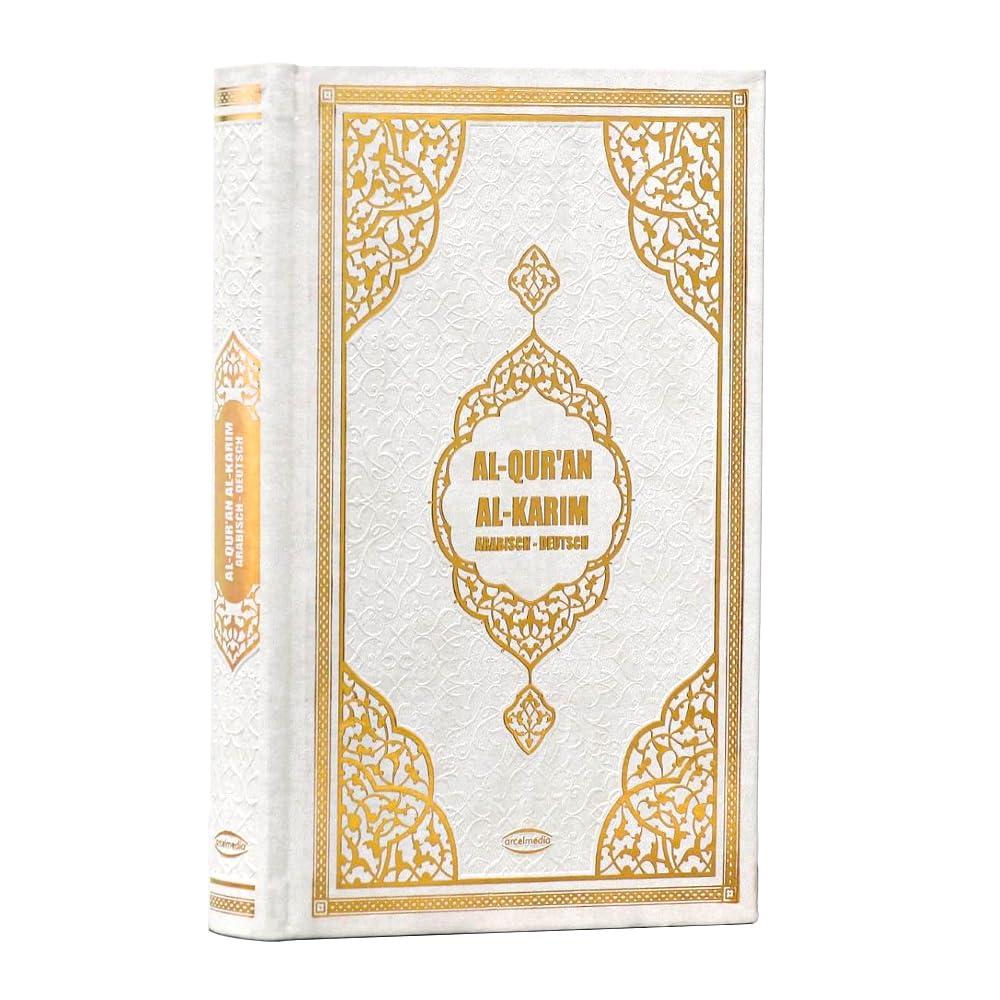 Der edle Koran, Quran - Arabisch-Deutsch, Frank Bubenheim mit QR-Code, Weiß - Gold, Qualitativ - Hochwertig Kunstledereinband: Al-Qur'an al-Karim - Arabisch und Deutsch Religion & Esotericism