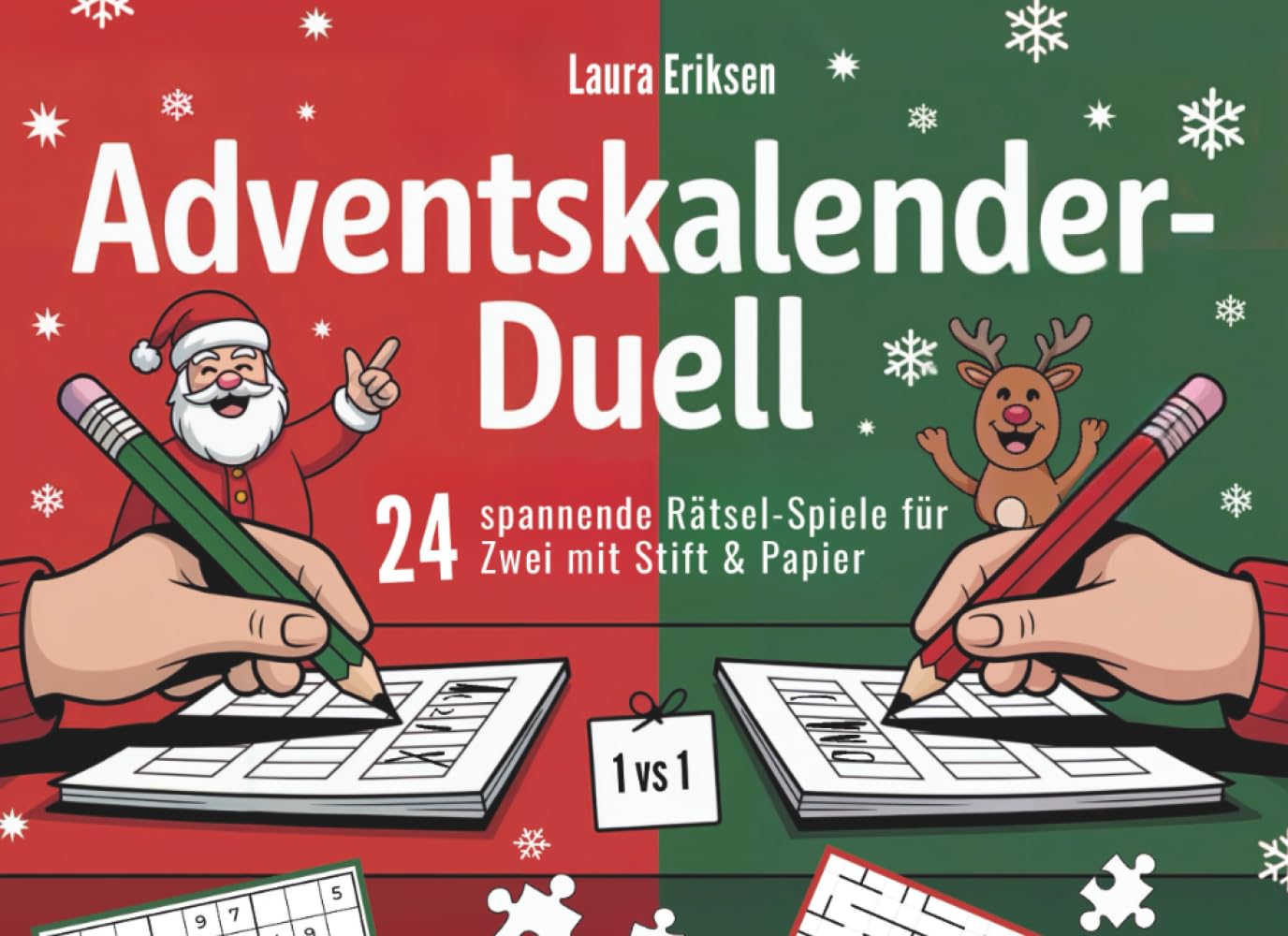 Adventskalender-Duell: 24 spannende Rätsel-Spiele für Zwei mit Stift & Papier | Das perfekte Geschenk für die Vorweihnachtszeit Lifestyle
