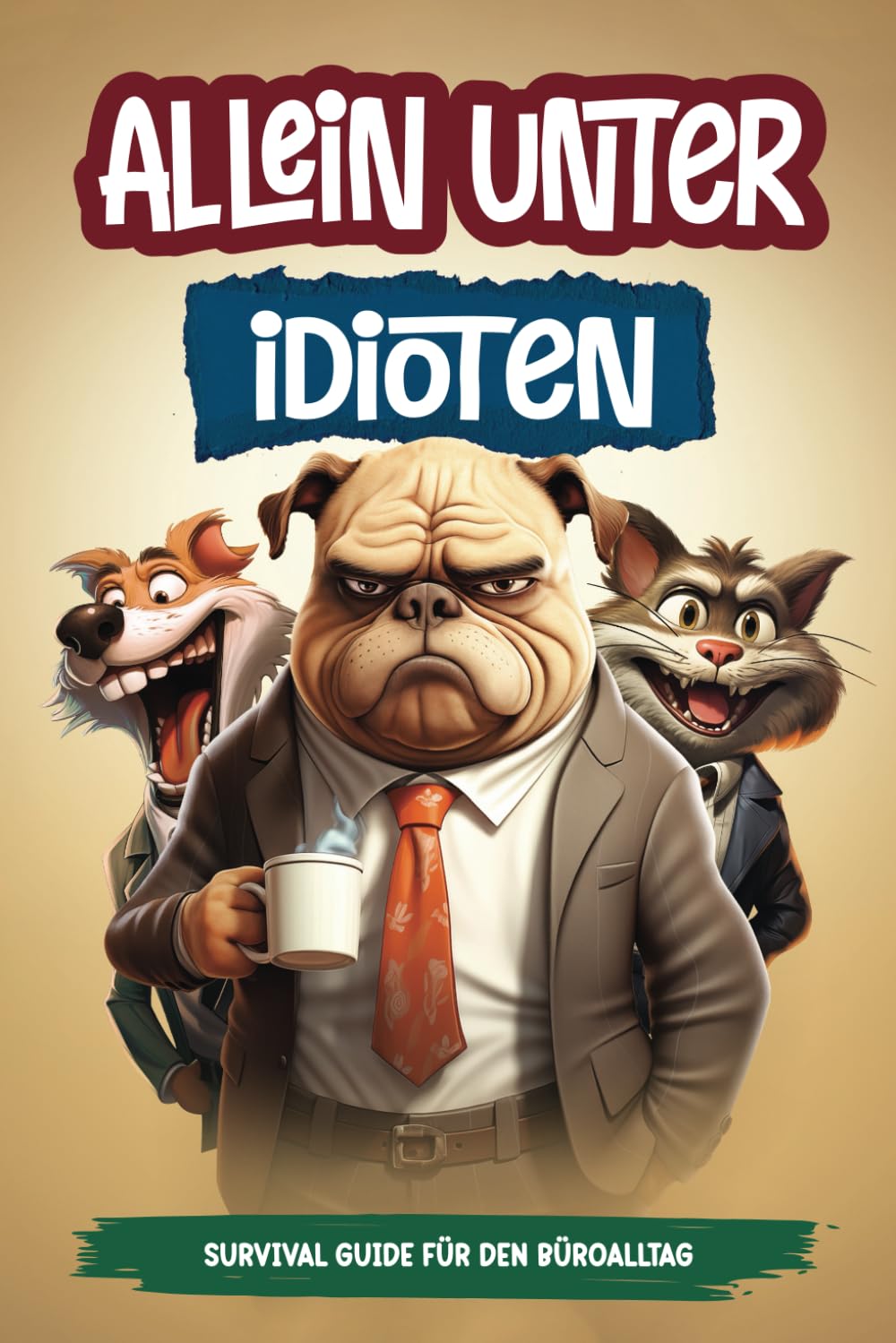 Allein unter Idioten: Der Survival Guide für den Büroalltag | Ideal als lustiges Geschenk für Kollegen book