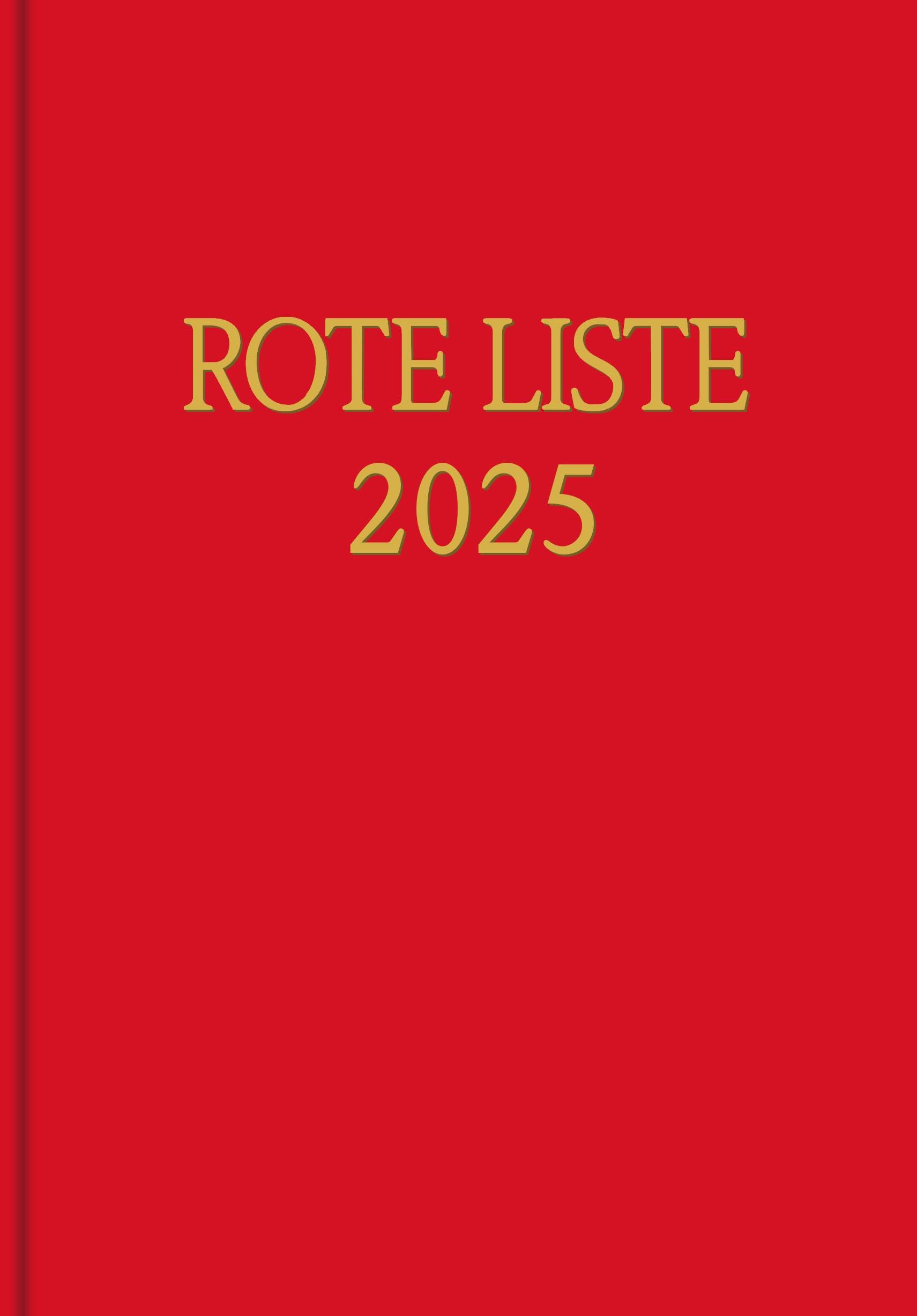 ROTE LISTE 2025 Buchausgabe Einzelausgabe Medicine