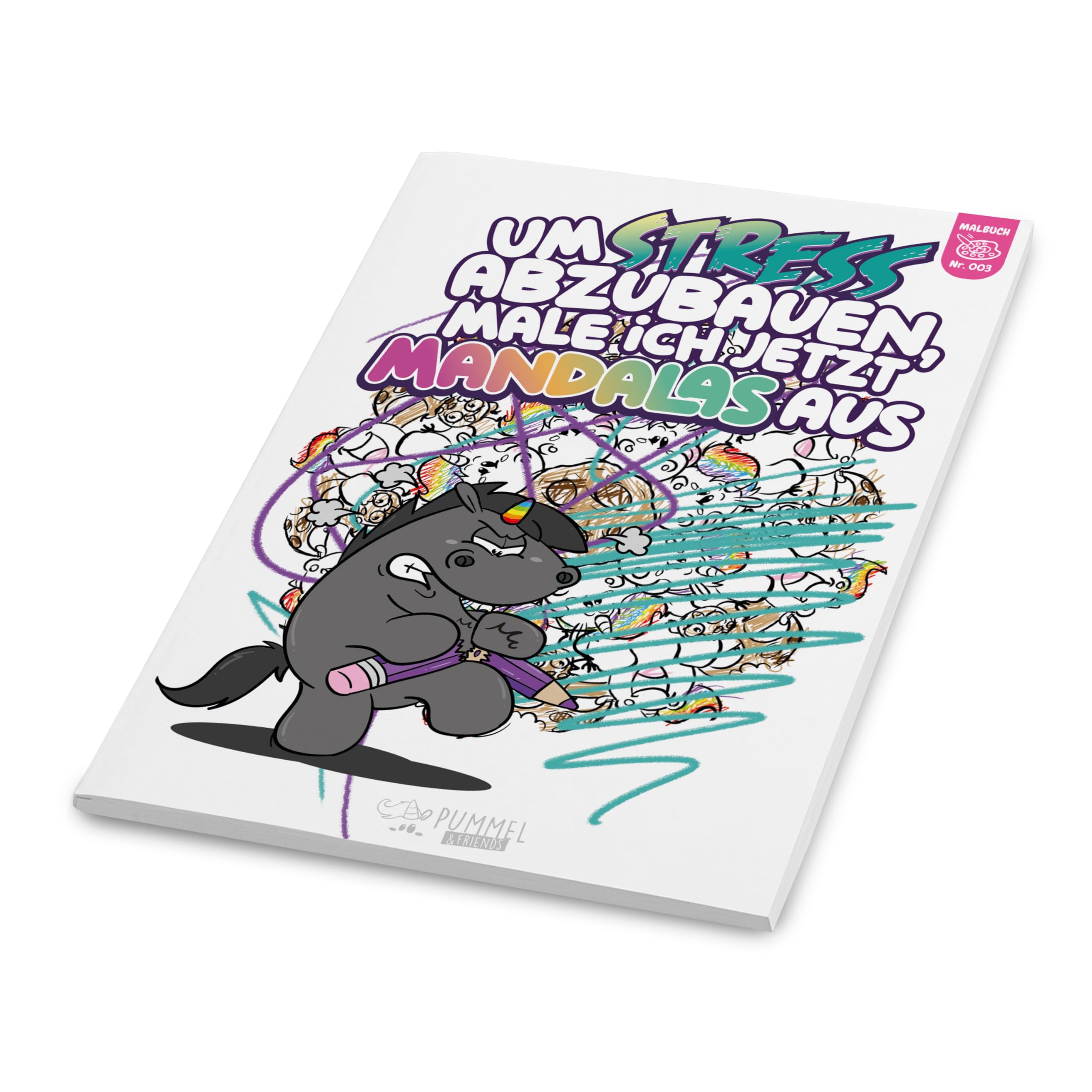 Einhorn Malbuch Nr. 03 - Mandalas: Entspannende Mandalas von Pummeleinhorn zum Ausmalen für Kinder und Erwachsene I Niedliches Einhorn Geschenk zu jedem Anlass Hobbies & Crafts