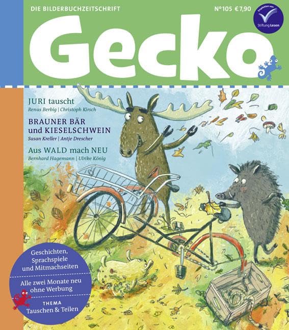 Gecko Kinderzeitschrift Band 105: Thema: Tauschen & Teilen Non-fiction