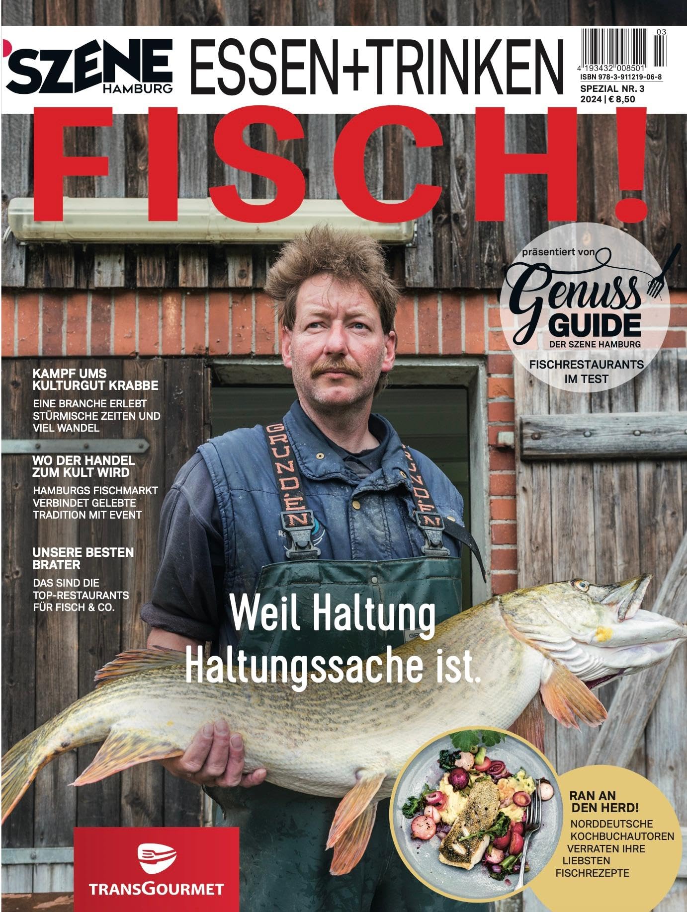 SZENE HAMBURG ESSEN + TRINKEN FISCH 2024/2025: HAMBURGS GENUSSGUIDE FISCH Leisure, Home & Garden