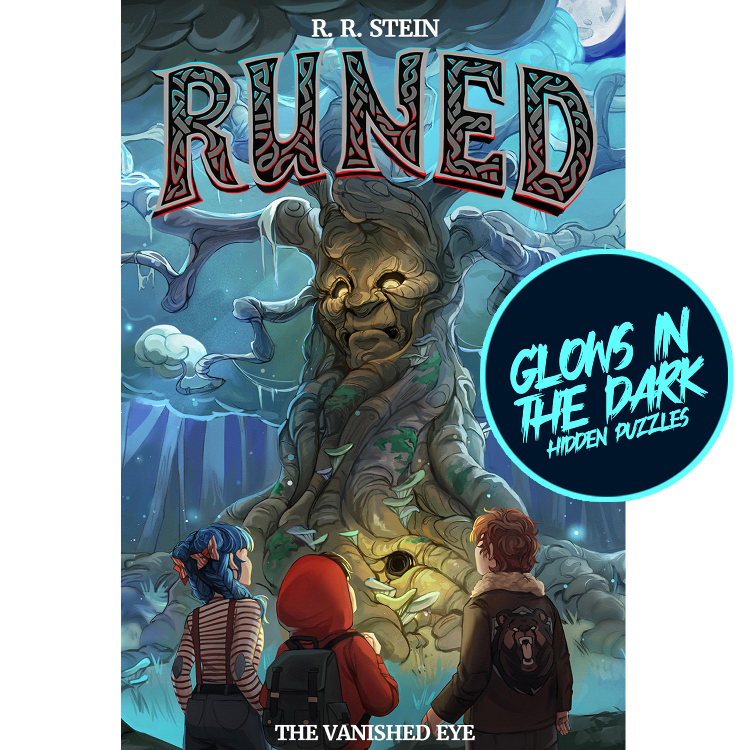 RUNED - The Vanished Eye: With Glowing Ink & Hidden Puzzles | Adventure fantasy novel for age 10+ (RUNED Series) Contemporary literature
