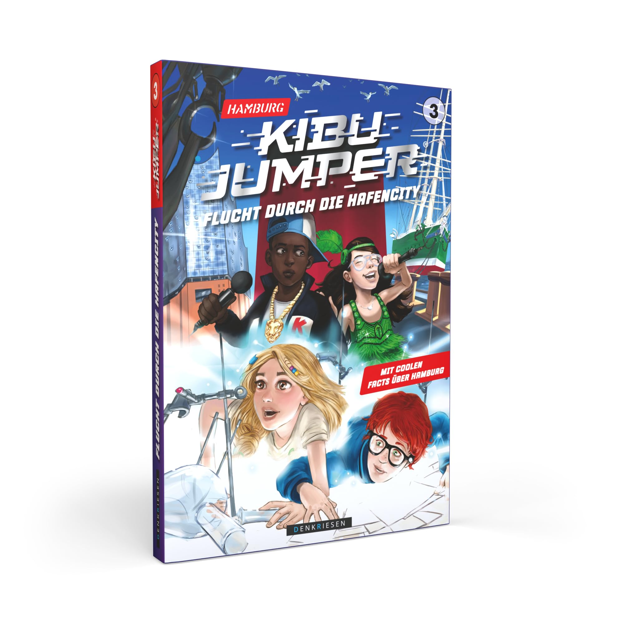DENKRIESEN - KIBU JUMPER® - Hamburg - "Flucht durch die Hafencity" | Band 3 Novels & Short Stories