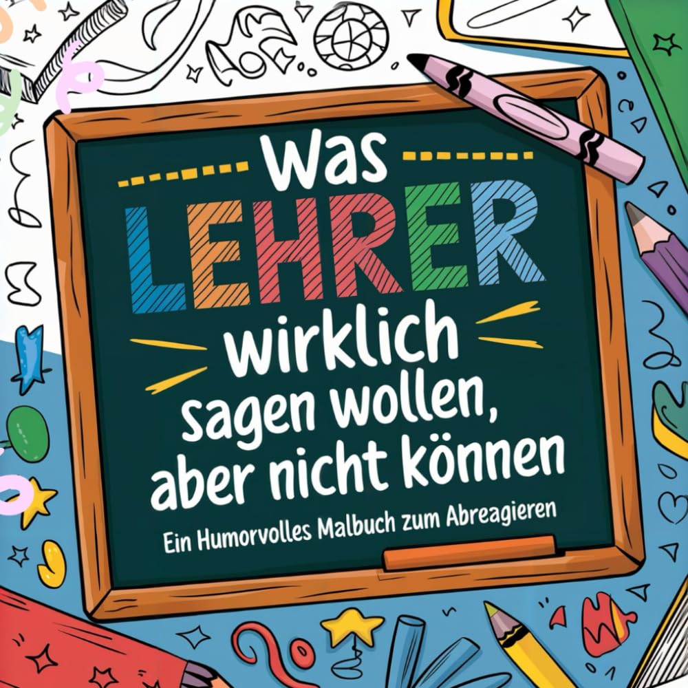 Was Lehrer wirklich sagen wollen, aber nicht können: Ein humorvolles Malbuch zum Abreagieren. Das ideale Geschenk für Lehrer Business, Finance & Career