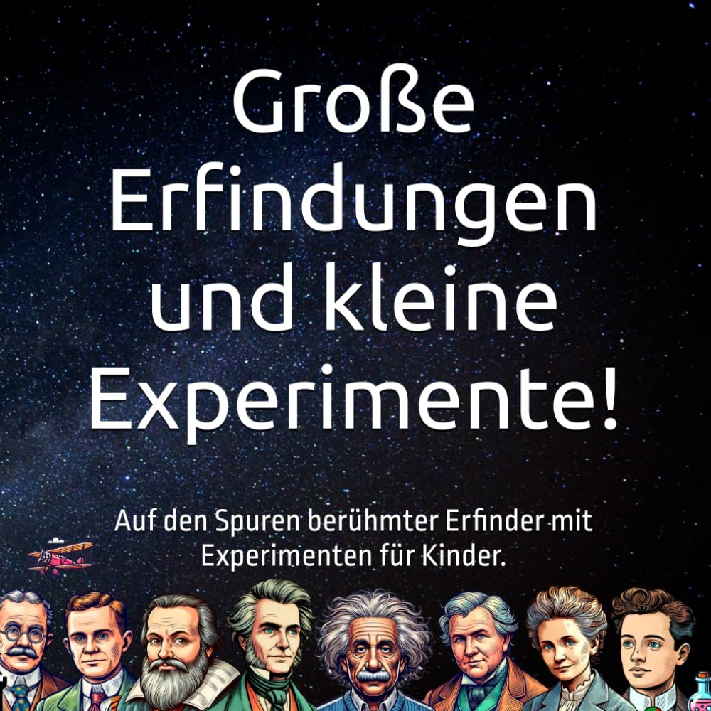 Große Erfindungen und kleine Experimente!: Auf den Spuren berühmter Erfinder mit Experimenten für Kinder. Non-fiction