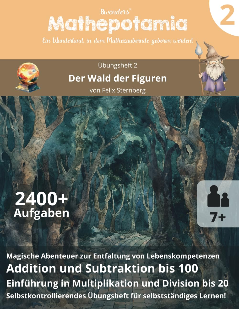 Mathepotamia Übungsheft 2: Der Wald der Figuren | Addition und Subtraktion bis 100 | Selbstkontrollierendes Mathe-Übungsbuch 2. Klasse (Mathepotamia Mathe-Abenteuer, Band 2) Study Guides