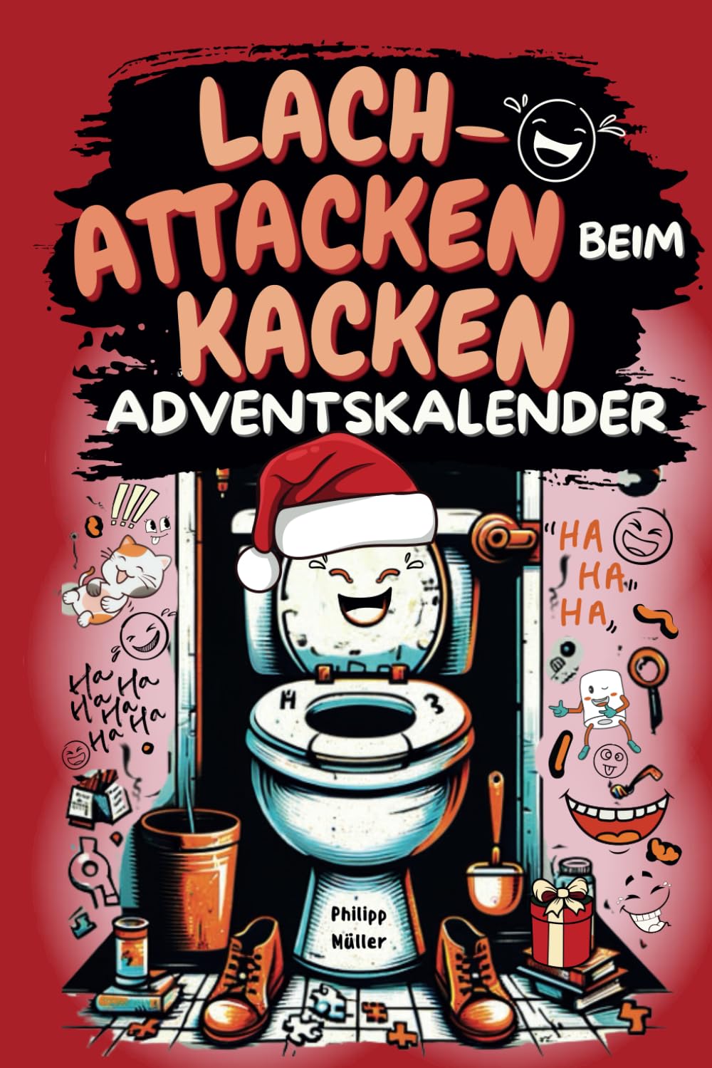 Lach-Attacken beim Kacken – Adventskalender: Nur noch 24 Sitzungen bis Weihnachten, randvoll mit Witzen und skurrilem Klo-Wissen | Lustiges Geschenk für Männer und Frauen mit Humor Lifestyle