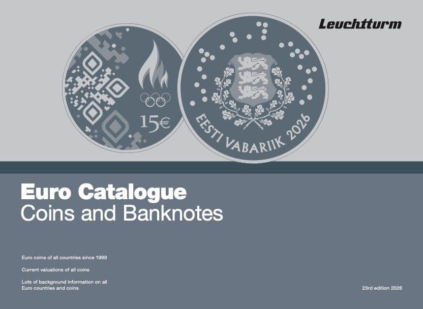 EUROKAT 2026 - Euro-Münzen- und Banknotenkatalog 2026 EN Hobbies & Crafts