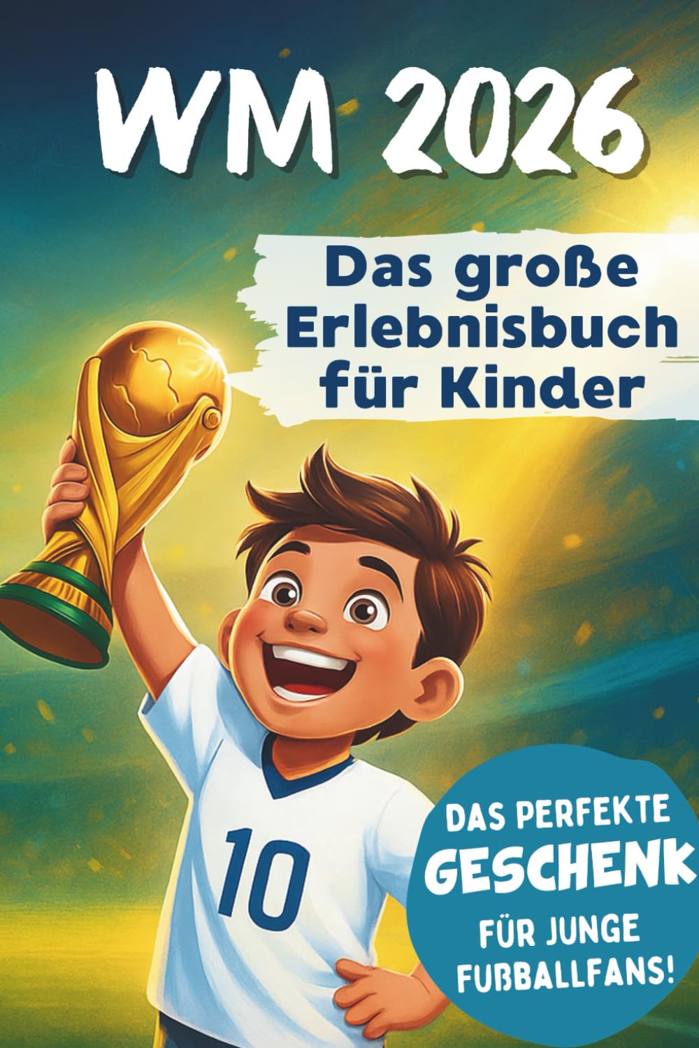 WM 2026 Erlebnisbuch für Kinder | Das Mitmach-Fußballbuch mit Rätseln, Stars & Rekorden | Erlebe die Fußball-WM 2026 hautnah, fieber mit & halte deine eigenen WM-Momente fest! Memories