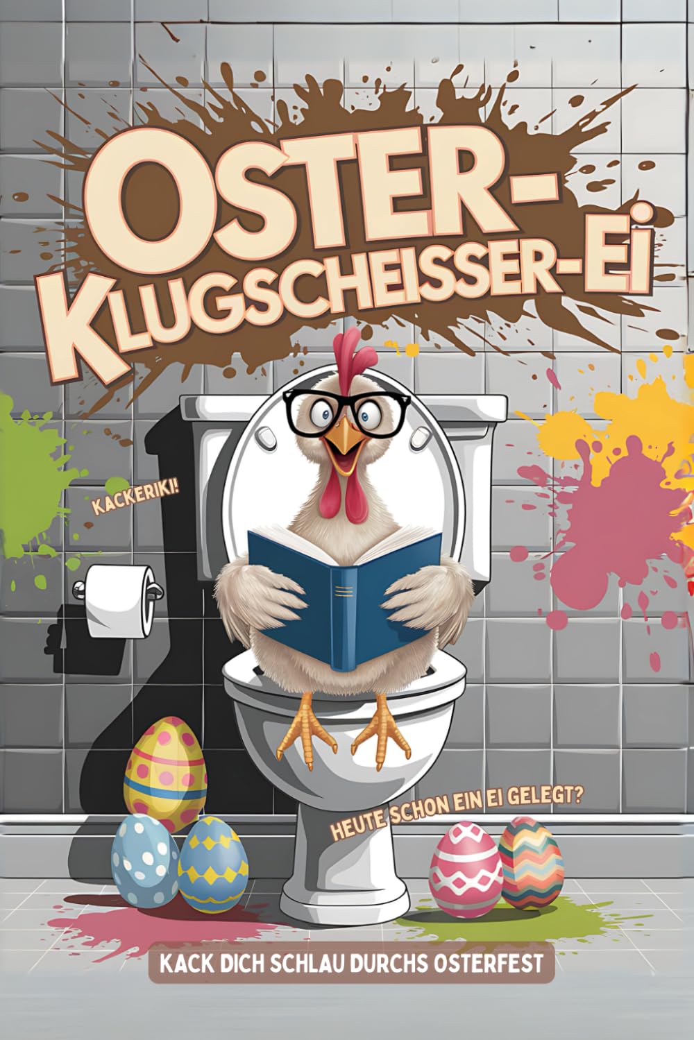 Oster Klugscheißer-Ei: Kack dich schlau durchs Osterfest: Unnützes Wissen fürs Klo - 500 Fakten-Häufchen und Quizfragen I Das lustige Ostergeschenk für Freunde, Kollegen oder Familienmitglieder Film, Art & Culture