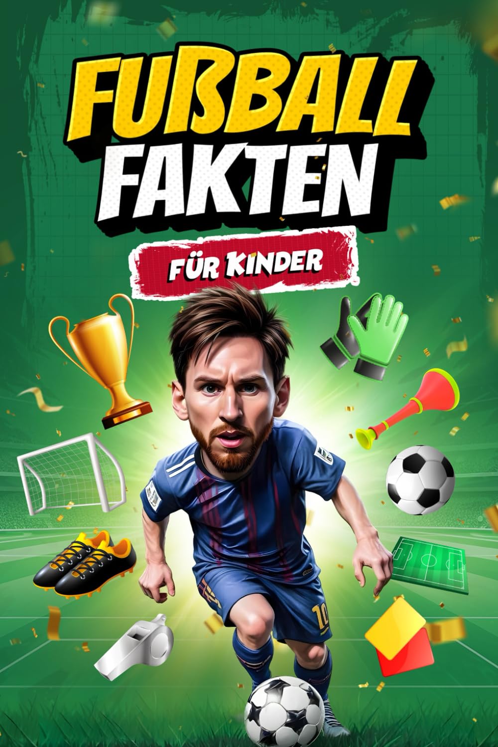 Fußballfakten für Kinder: 300 unglaubliche Rekorde, witzige Fakten und spannende Geschichten rund um Fußballstars | Das ideale Geschenk für Jungen Contemporary literature Books