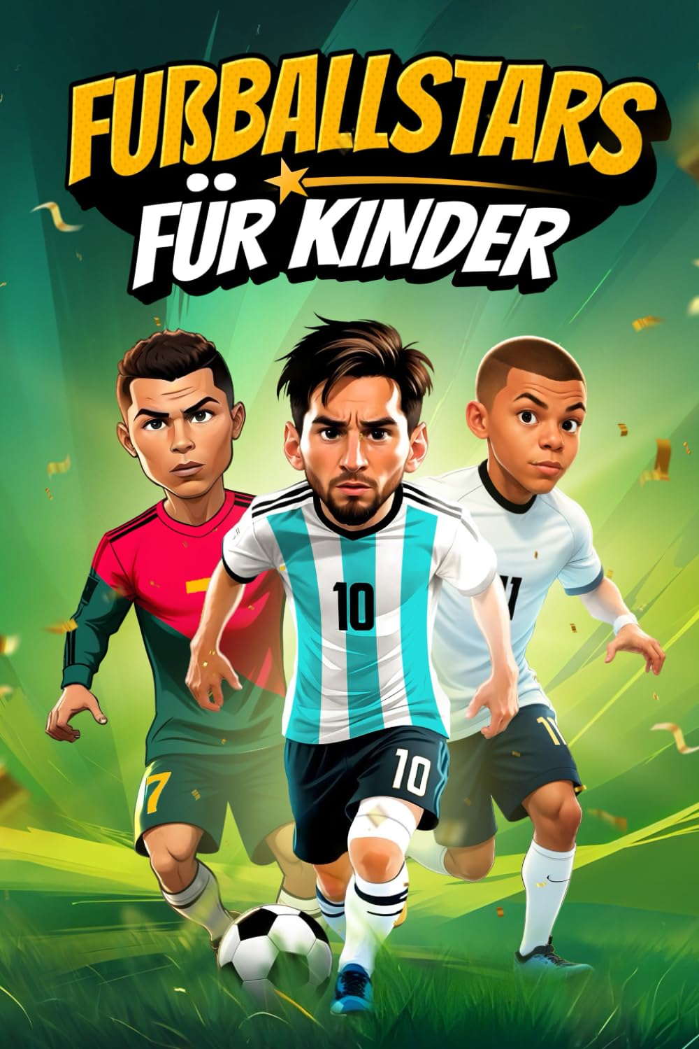 Fußballstars für Kinder: Die größten Weltstars und ihr spannender Weg zum Erfolg - ein Fußball Kinderbuch über Mut, Ehrgeiz und Selbstvertrauen | Perfektes Geschenk für junge Fußballfans Sports Books