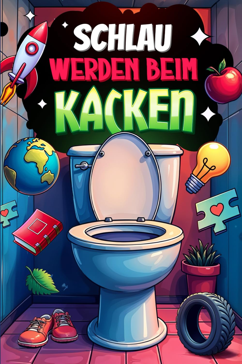 Schlau werden beim Kacken: 222 witzige und verrückte Fakten für Spaß bis zum Abwischen – Allgemeinbildung fürs stille Örtchen | Lustiges Geschenk für Männer book