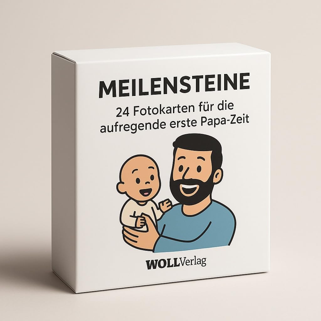 MEILENSTEINE: 24 Fotokarten für die aufregendste erste Papa-Zeit Living & Furnishing