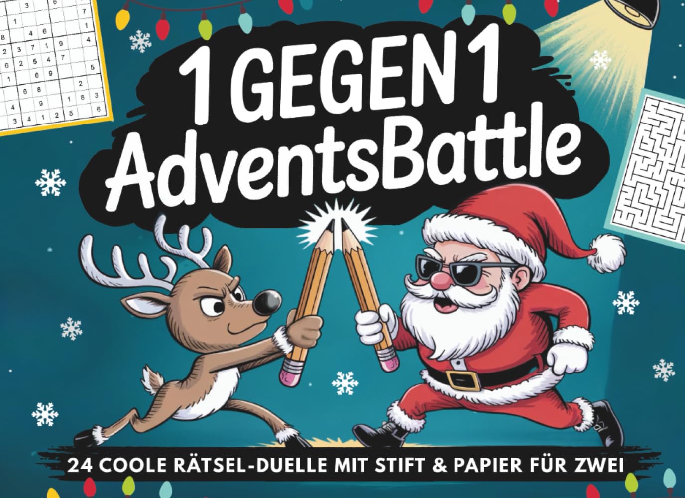 1 gegen 1 Advents-Battle: Cooler Adventskalender für Teenager Mädchen & Jungs und Familien mit 24 Tagen voller Challenges, Rätsel-Duellen & Offline-Spaß! Lifestyle