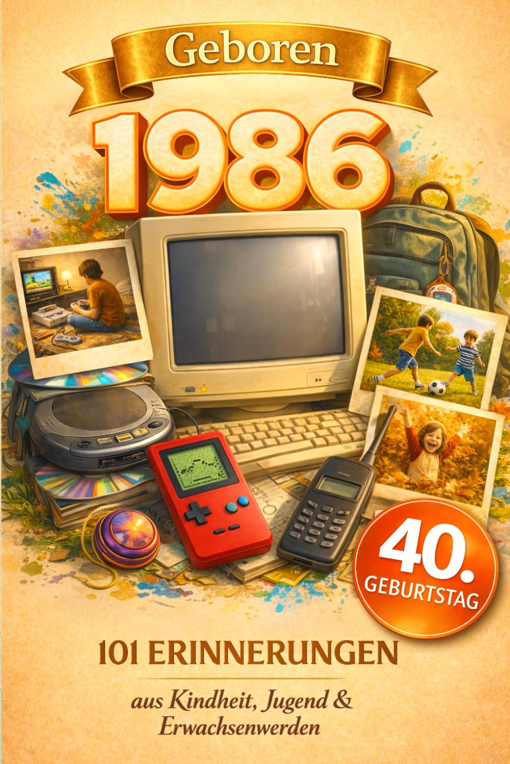Geboren 1986: 101 Erinnerungen aus Kindheit, Jugend & Erwachsenwerden - Eine nostalgische Zeitreise zum Durchblättern, Ausfüllen & Reflektieren | Das besondere Geschenk zum 40. Geburtstag Business & Technology