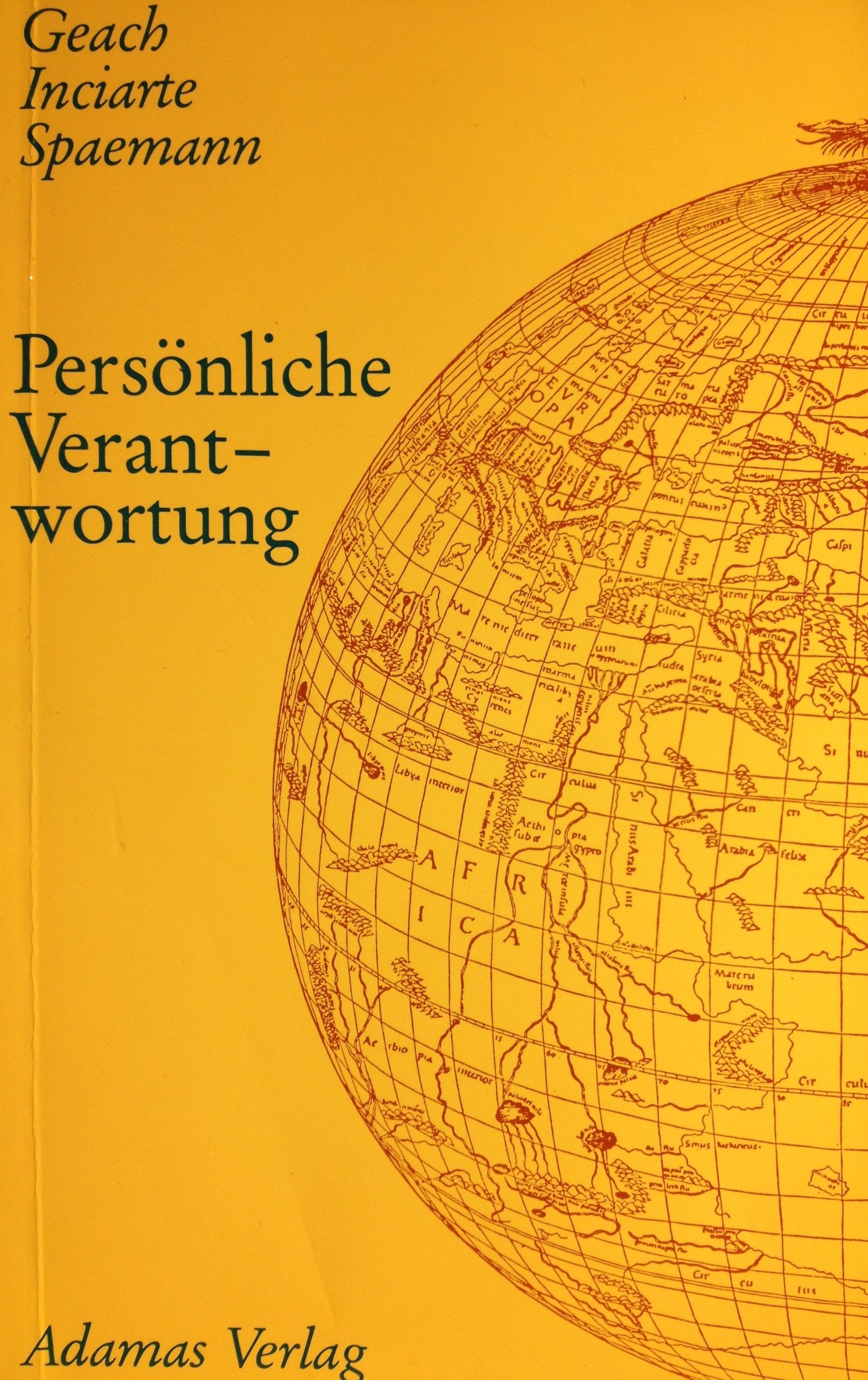 Personliche Verantwortung: Lindenthal-Institut Colloquium, Koln, 1982 (German Edition) Books