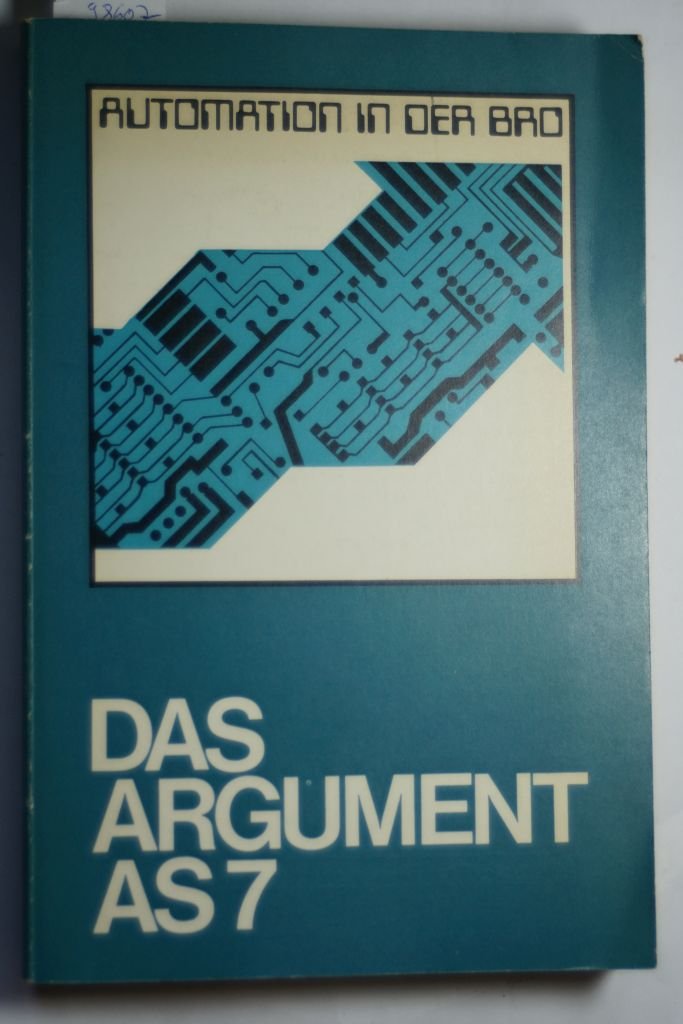 Automation in der BRD: Probleme der Produktivkraftentwicklung II. (Argument Sonderband: Neue Folge) Business & Technology