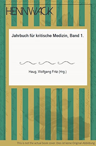 Jahrbuch für kritische Medizin. - Berlin : Argument-Verlag Books