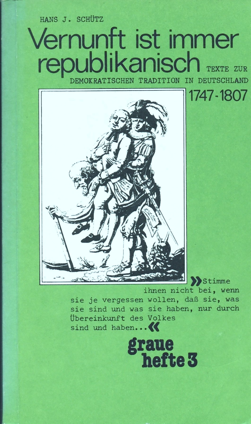Vernunft ist immer republikanisch: Texte zur demokratischen Tradition in Deutschland (1747-1807) Books