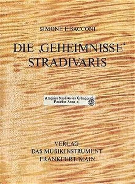 Die Geheimnisse Stradivaris (Fachbuchreihe Das Musikinstrument) Arts & Music