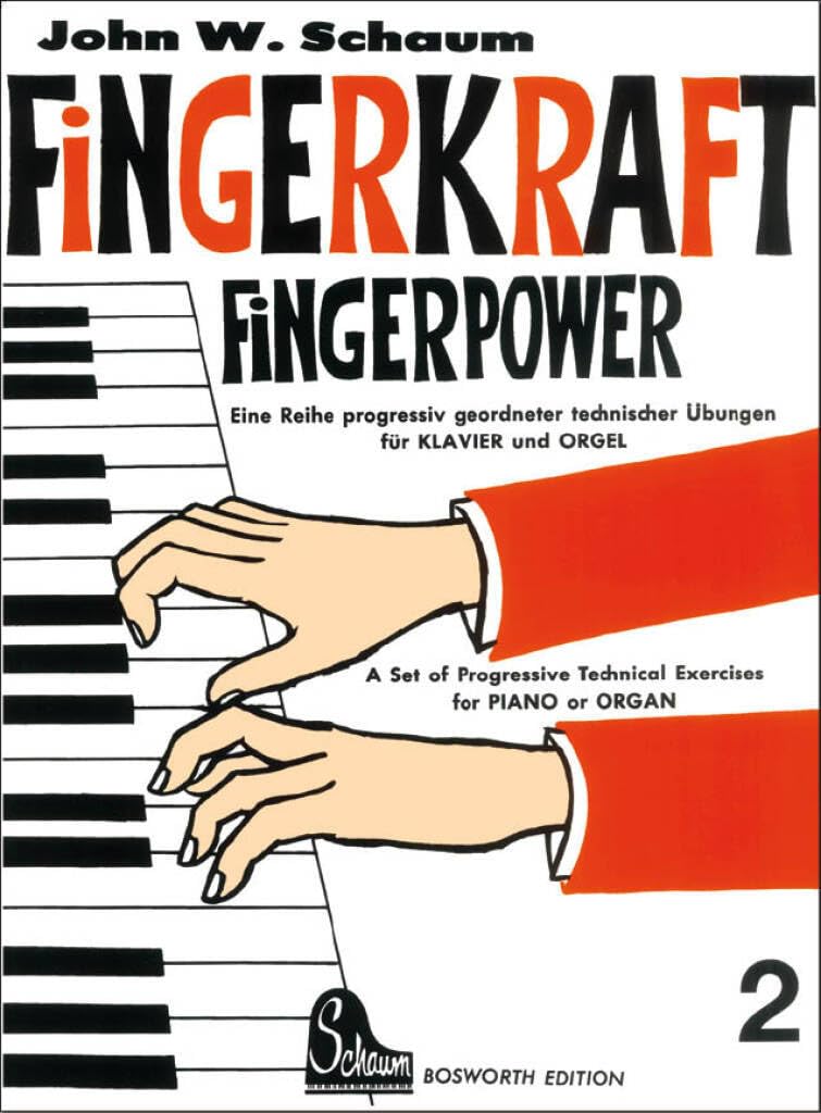 Fingerkraft. Progressiv geordnete technische Übungen für Klavier oder Orgel / Fingerkraft 2 Sheet Music