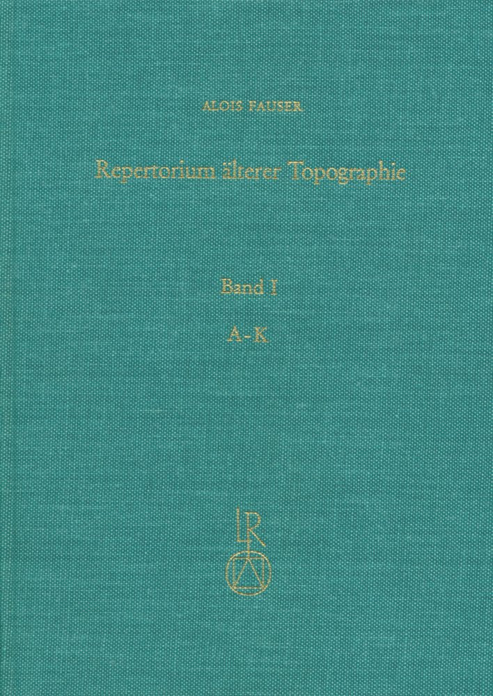 Repertorium älterer Topographie: Druckgraphik von 1486 bis 1750 (Sarkophag Studien) Law