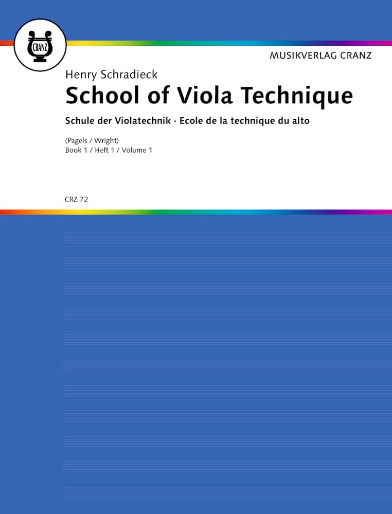 Schule der Violatechnik: Übungen in den verschiedenen Lagen. Band 1. Viola. Sheet Music
