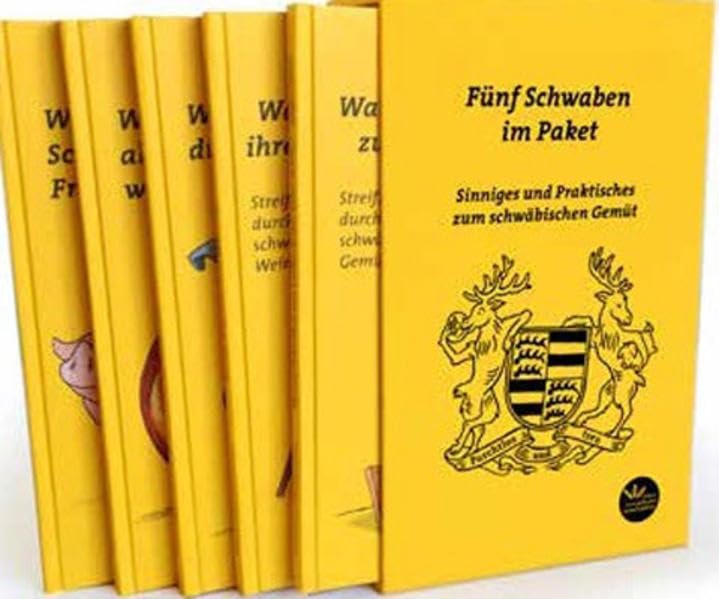 Fünf Schwaben im Paket: Sinniges und Praktisches zum schwäbischen Gemüt Books