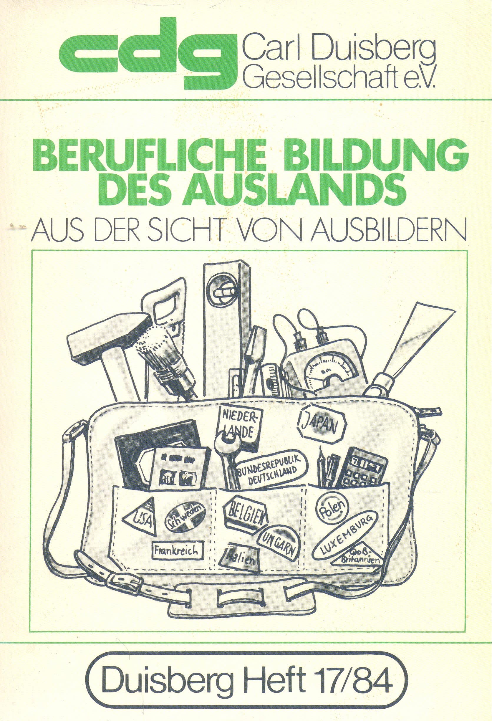 Berufliche Bildung des Auslands : aus der Sicht von Ausbildern. Books