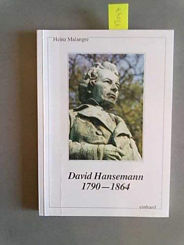 David Hansemann 1790-1864: Lebensbild und Zeitbild Books