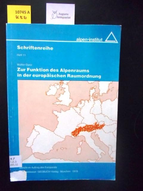 Zur Funktion des Alpenraums in der europäischen Raumordnung Architecture
