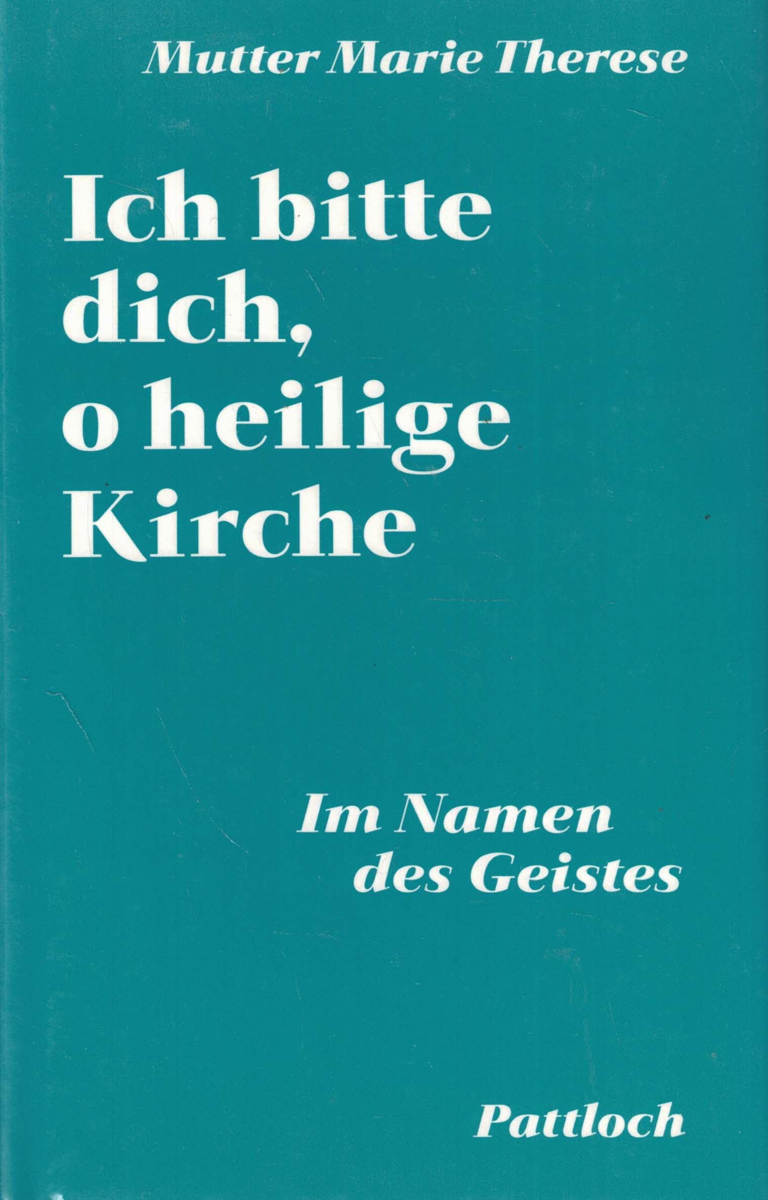 Ich bitte dich, o heilige Kirche. Im Namen des Geistes Books