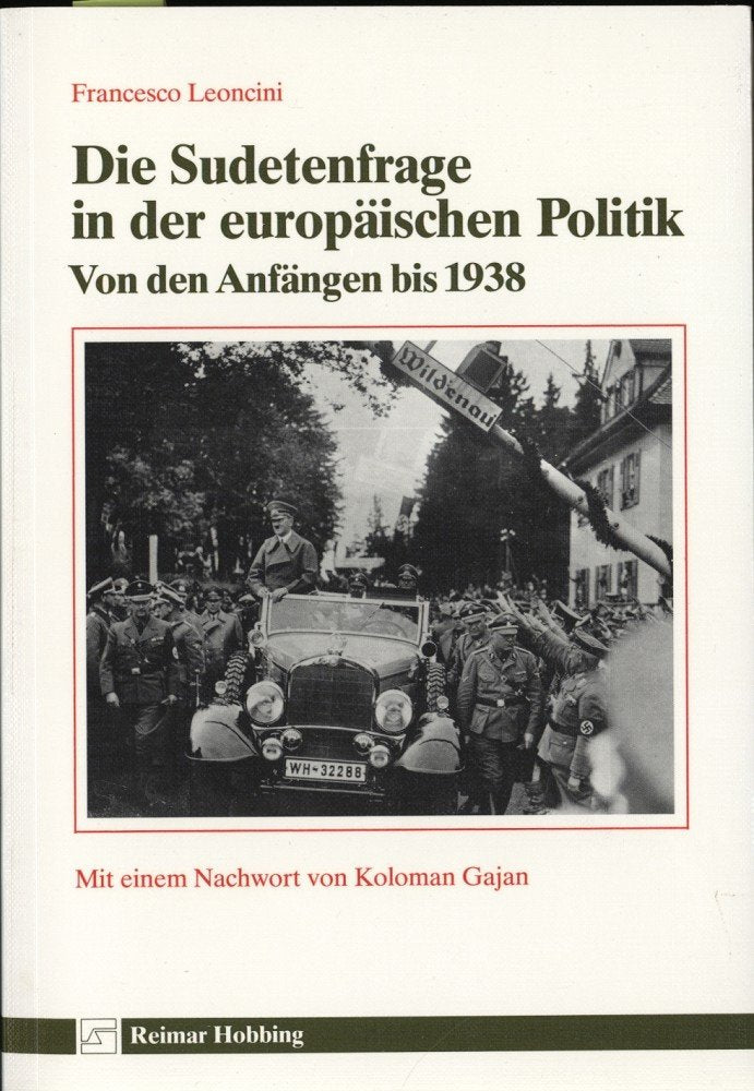Die Sudetenfrage in der europäischen Politik Books
