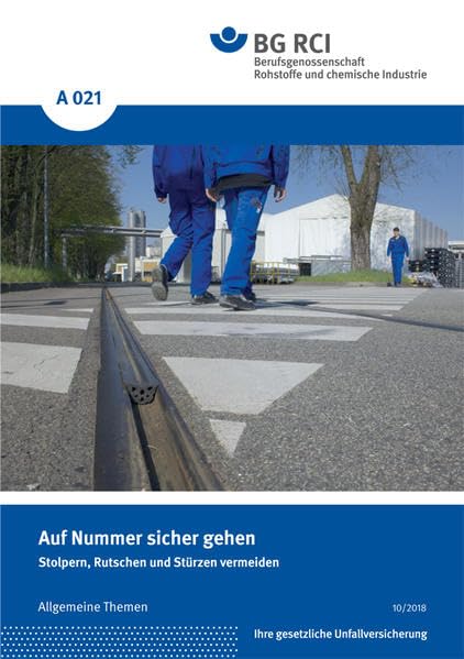 A 021 - Auf Nummer sicher gehen: Stolpern, Rutschen und Stürzen vermeiden (A-Reihe - Allgemeine Themen) Natural Sciences