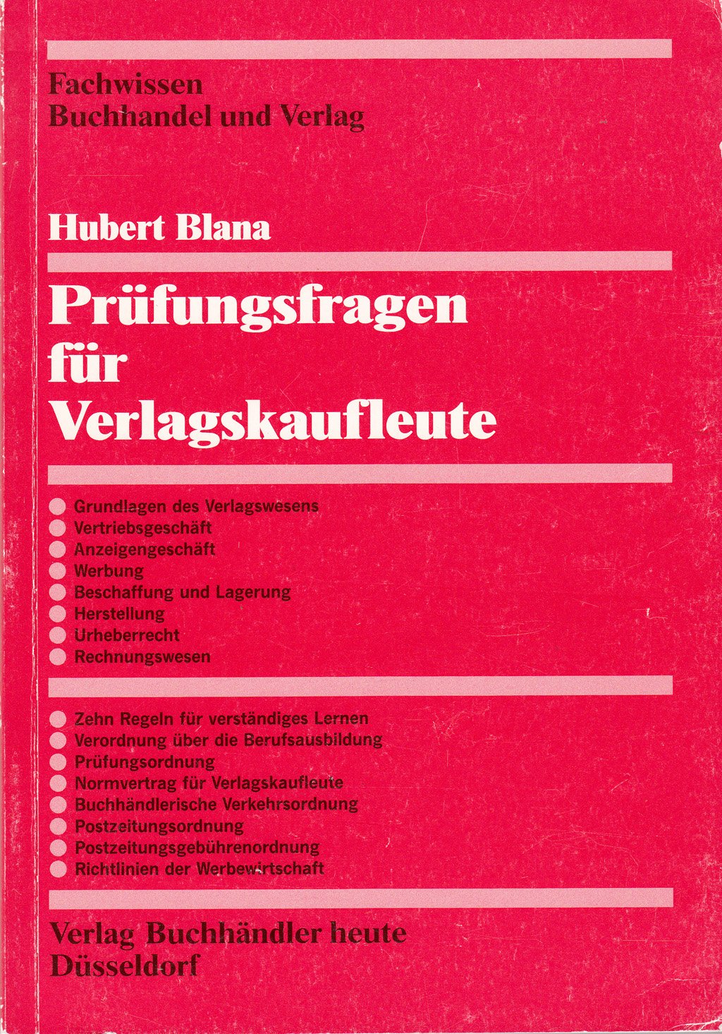 Prüfungsfragen für Verlagskaufleute Books