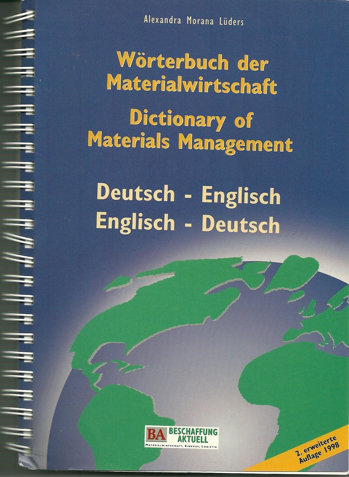 Wörterbuch der Materialwirtschaft /Dictionary of Materials Management: Deutsch-Englisch /Englisch-Deutsch Foreign Languages ​​& Dictionaries