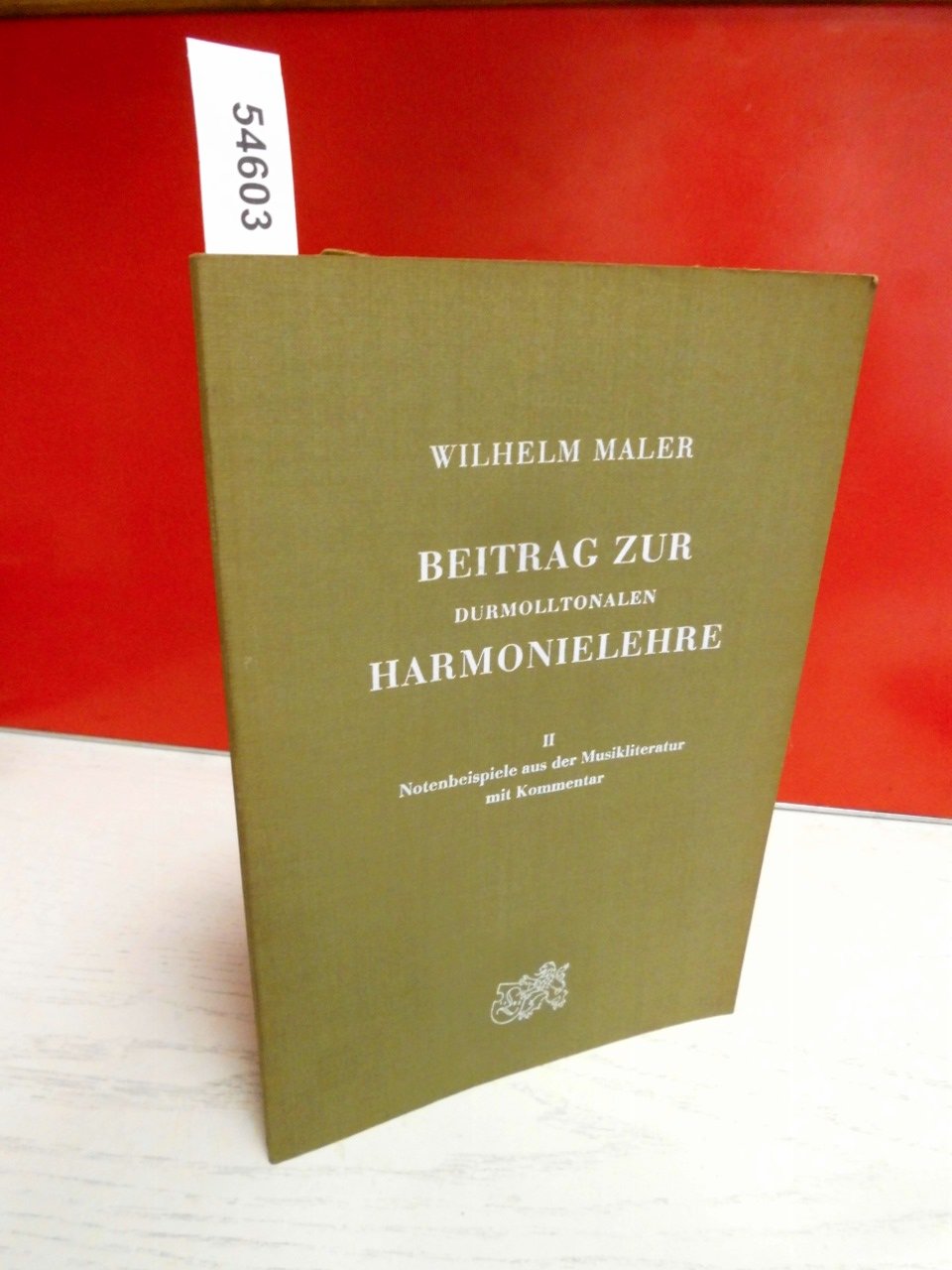 Beitrag zur durmolltonalen Harmonielehre, in 2 Bdn., Bd.2, Notenbeispiele aus der Musikliteratur mit Kommentar Arts & Music