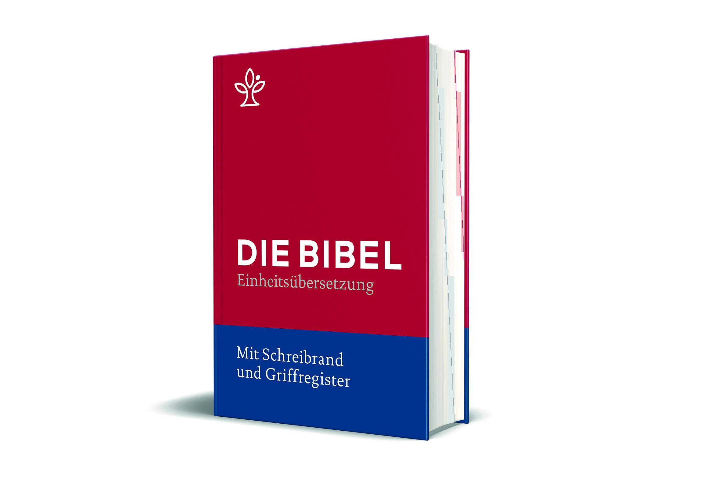 Bibel mit Schreibrand (Roter Einband) Religion & Esotericism