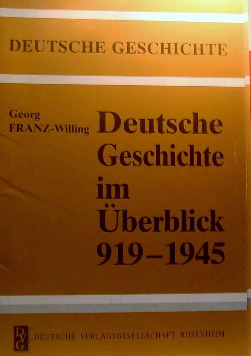 Deutsche Geschichte im Überblick 919-1945 Politics & History